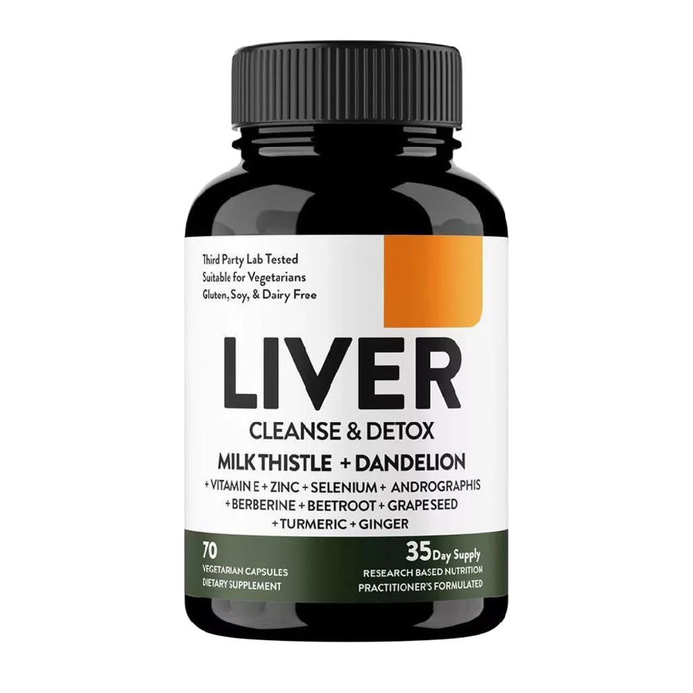 Detox Hepático Sandhu 70 Cápsulas  Limpieza Profunda del Hígado Graso y Desintoxicación Natural con Cardo Mariano y Diente de León | Energía Renovada y Bienestar Total💊