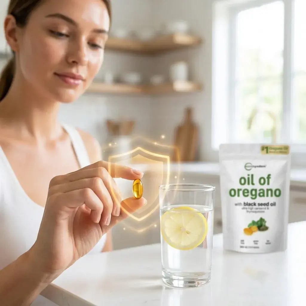 Suplemento de microingredientes: aceite de orégano, 90 cápsulas 💊